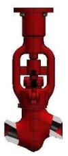Клапан (вентиль) запорный под приварку под электропривод 1с-14-1Э DN 10 PN 37,3 МПа Т280 °С, корпус ст. 20