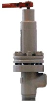 Клапан угловой запорный сальниковый под приварку ручной 13лс63нж DN 50 РN 40,0 МПа ХЛ1, корпус ст. 18ХГ, класс герметичности «С» по ГОСТ 9544-2015