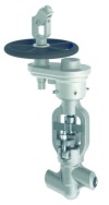 Клапан (вентиль) запорный под приварку с цилиндрическим редуктором 1с-12-5ЦЗ DN 50 PN 25,0 МПа Т350 °С, корпус ст. 20