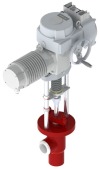 Клапан регулирующий под приварку с электроприводом (МТ 52400.0-0J7QE/04) 1464-40-Э-01 DN 40 PN 37,3 МПа Т280 °С, корпус ст. 20