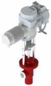 Клапан регулирующий под приварку с электроприводом (821-ЭР-0б) 870-20-Э DN 20 PN 37,3 МПа Т280 °С, корпус ст. 20