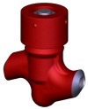 Клапан обратный под приварку 843-40-0а-02 DN 40 PN 37,3 МПа Т280 °С, корпус ст. 20