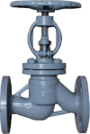 Клапан запорный сальниковый фланцевый ручной 15с18п DN 32 PN 2,5 МПа У1, корпус ст. 25Л, класс герметичности «А» по ГОСТ 9544-2015