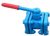 Кран шаровой полнопроходной фланцевый ручной МА 39010-01 DN 250 PN 1,6 МПа ХЛ1, корпус ст. 09Г2С, класс герметичности «А» по ГОСТ 9544-2015