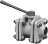Кран шаровой полнопроходной фланцевый ручной МА 39015 DN 250 PN 1,6 МПа У1, корпус ст. 20Л, класс герметичности «А» по ГОСТ 9544-2015