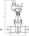 Клапан регулирующий под приварку с электроприводом (ПЭМ-В3-630-25-36У) 18с-5-4Э-02 DN 250 PN 6,3 МПа Т425 °С, корпус ст. 25Л