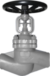 Клапан запорный сильфонный под приварку ручной 15с66п DN 50 PN 2,5 МПа У1, корпус ст. 25Л, класс герметичности «А» по ГОСТ 9544-2015