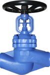 Клапан запорный сильфонный под приварку ручной 15лс66нж DN 20 PN 4,0 МПа ХЛ1, корпус ст. 09Г2С, класс герметичности «А» по ГОСТ 9544-2015