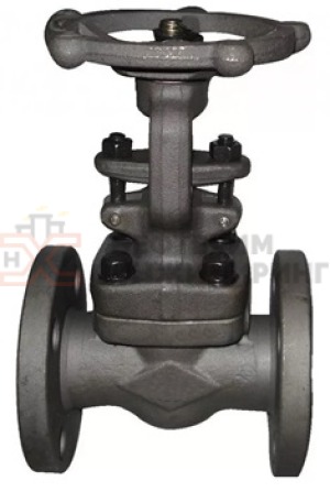 Задвижка кованая стальная клиновая с выдвижным шпинделем фланцевая ручная 31лс16нж Ду 40 Ру 100 кгс/см² ХЛ1, корпус ст. 09Г2С, класс герметичности «А» по ГОСТ 9544-2015