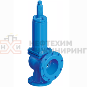 Клапан предохранительный пружинный сильфонный фланцевый без приспособления для принудительного открытия СППК5С 50-16нж1 28нж20нж Ду 50/80 Ру 16/6 кгс/см² УХЛ1, корпус ст. 12Х18Н12М3ТЛ, класс герметичности «В» по ГОСТ 9544-2015