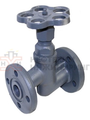 Клапан запорный сальниковый фланцевый ручной 15с51п Ду 32 Ру 25 кгс/см² У1, корпус ст. 25Л, класс герметичности «А» по ГОСТ 9544-2015