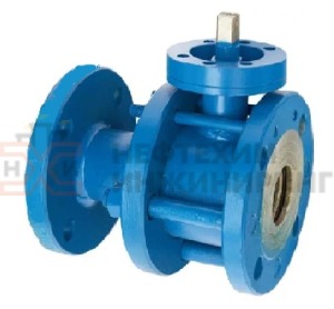 Кран шаровой разборный проходной неполнопроходной фланцевый под электропривод КШ-Р.П.НП.Ф.ЭП.НХИ.125/100.100.02.ХЛ1 Ду 125/100 Ру 100 кгс/см², корпус ст. 09Г2С, класс герметичности «А» по ГОСТ 9544-2015