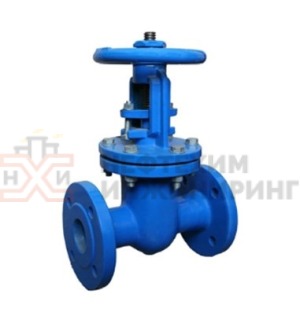 Задвижка клиновая литая с выдвижным шпинделем фланцевая ручная 30лс41нж Ду 125 Ру 16 кгс/см² ХЛ1, корпус ст. 20ГЛ, класс герметичности «А» по ГОСТ 9544-2015