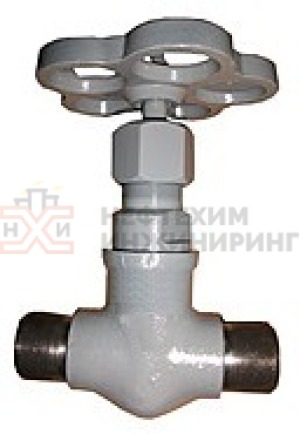 Клапан регулирующий сальниковый цапковый ручной 15лс92бк Ду 15 Ру 25 кгс/см² ХЛ1, корпус ст. 20ХНЗА, класс герметичности «А» по ГОСТ 9544-2015