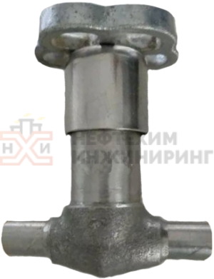 Клапан запорный сальниковый под приварку ручной НХИ21152-010-03 Ду 10 Ру 40 кгс/см² Тmax +200 °С, корпус ст. 08Х18Н10Т, класс герметичности «А» по ГОСТ 9544-2015