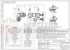 Блок предохранительных клапанов БПУ РС 100-63нж УХЛ1 50нж12нж5
