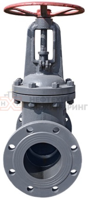 Задвижка клиновая литая с выдвижным шпинделем фланцевая ручная 30с15нж Ду 200 Ру 40 кгс/см² У1, корпус ст. 20Л, класс герметичности «А» по ГОСТ 9544-2015