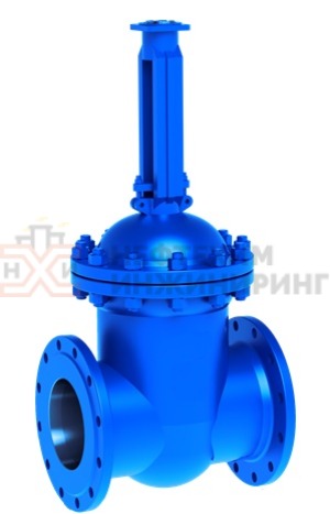 Задвижка клиновая литая с выдвижным шпинделем фланцевая под электропривод 31нж945нж Ду 100 Ру 250 кгс/см² УХЛ1, корпус ст. 12Х18Н9ТЛ, класс герметичности «А» по ГОСТ 9544-2015