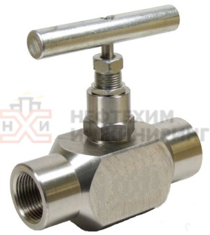 Клапан запорный сальниковый муфтовый ручной 15нж68нж Ду 15 Ру 16 кгс/см² УХЛ1, корпус ст. 12Х18Н10Т, класс герметичности «А» по ГОСТ 9544-2015