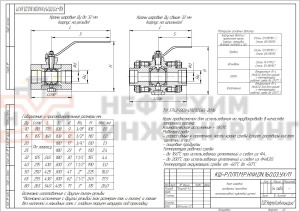 Кран шаровой разборный проходной полнопроходной муфтовый ручной КШ-Р.П.ПП.М.Р.НХИ.020.160.03.УХЛ1 Ду 20 Ру 160 кгс/см², корпус ст. 12Х18Н10Т, класс герметичности «А» по ГОСТ 9544-2015