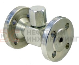 Клапан обратный подъемный фланцевый 16с48нж Ду 20 Ру 25 кгс/см² У1, корпус ст. 20, класс герметичности «В» по ГОСТ 9544-2015