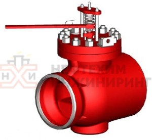 Клапан регулирующий под приварку ручной 6с-8-3 Ду 250 Ру 63 кгс/см²  T425°С, корпус ст. 25Л