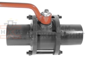 Кран шаровой разборный проходной полнопроходной под приварку ручной КШ-Р.П.ПП.П.Р.НХИ.065.100.01.У Ду 65 Ру 100 кгс/см², корпус ст. 20, класс герметичности «А» по ГОСТ 9544-2015