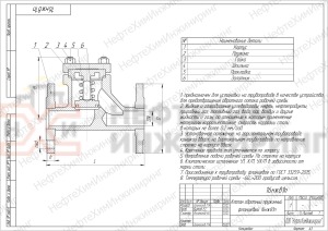 Клапан обратный пружинный фланцевый 16нж81п Ду 32 Ру 16 кгс/см² УХЛ1, корпус ст. 12Х18Н9ТЛ