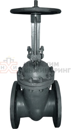 Задвижка клиновая литая с выдвижным шпинделем фланцевая ручная 30с99нж Ду 100 Ру 25 кгс/см² У1, корпус ст. 20Л, класс герметичности «А» по ГОСТ 9544-2015