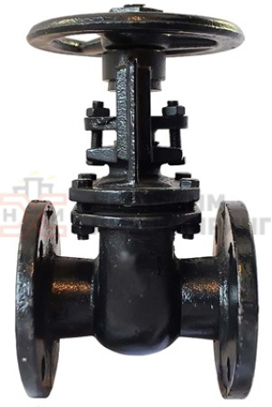 Задвижка параллельная литая с выдвижным шпинделем фланцевая ручная 30ч6бр DN 50 PN 1,6 МПа У3, корпус чугун, класс герметичности «D» по ГОСТ 9544-2015