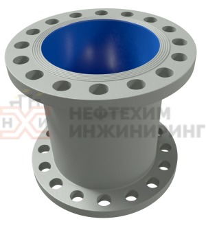 Клапан обратный поворотный фланцевый 19с38нж Ду 100 Ру 63 кгс/см² У1, корпус ст. 20Л