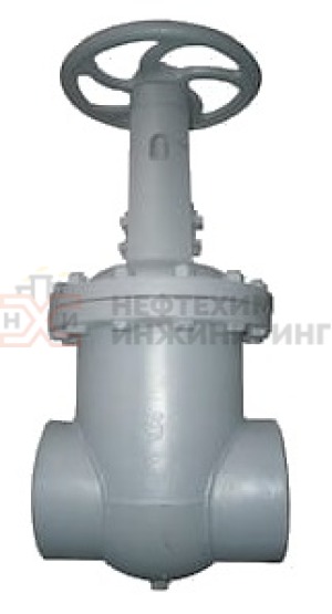 Задвижка клиновая штампосварная с выдвижным шпинделем под приварку ручная 30с65нж Ду 150 Ру 25 кгс/см² У1, корпус ст. 20, класс герметичности «В» по ГОСТ 9544-2015