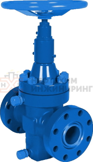 Задвижка шиберная маслозаполненная фланцевая ручная ЗМС-150х70 DN 150 (6") Pр 70 МПа (10000 psi) ХЛ1/УХЛ1, класс герметичности «А» по ГОСТ 9544-2015