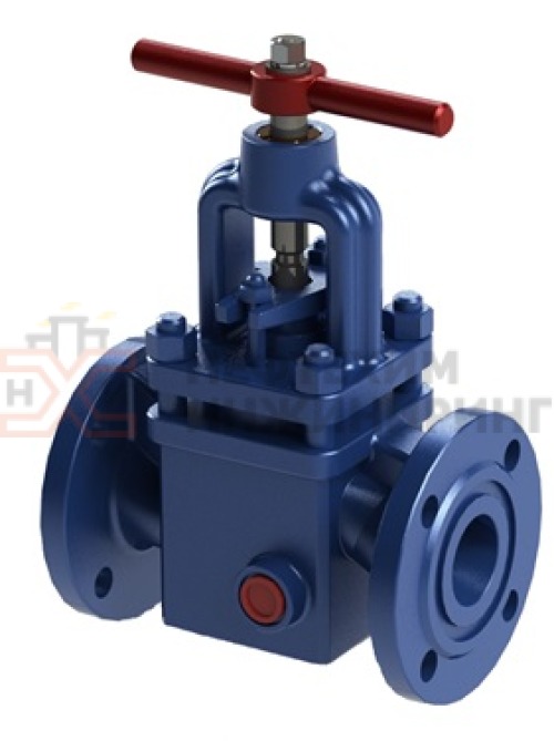 Клапан запорный сальниковый с обогревом фланцевый ручной 13нж18п DN 150 PN 1,6 МПа УХЛ1, корпус ст. 12Х18Н9ТЛ, класс герметичности «А» по ГОСТ 9544-2015