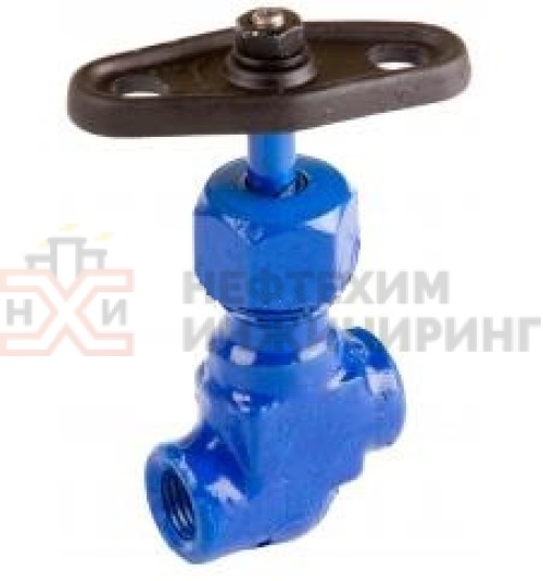 Клапан запорный сальниковый муфтовый ручной 15нж6бк DN 6 PN 2,5 МПа У1, корпус ст. 12Х18Н10Т, класс герметичности «В» по ГОСТ 9544-2015