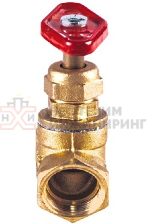 Клапан запорный сальниковый муфтовый ручной 15б3р DN 20 PN 1,6 МПа УХЛ4, корпус латунь, класс герметичности «А» по ГОСТ 9544-2015