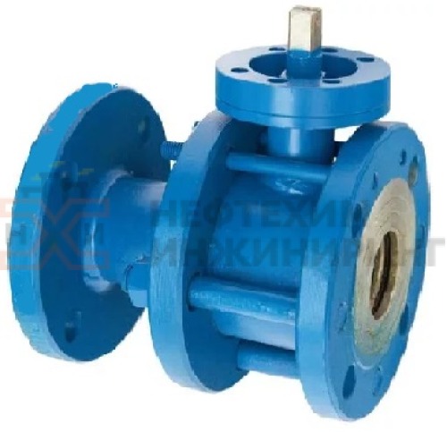 Кран шаровой разборный проходной неполнопроходной фланцевый под электропривод КШ-Р.П.НП.Ф.ЭП.НХИ.125/100.160.02.ХЛ1 DN 125/100 PN 16,0 МПа, корпус ст. 09Г2С, класс герметичности «А» по ГОСТ 9544-2015