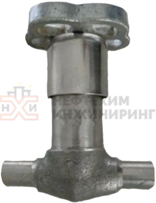 Клапан запорный сальниковый под приварку ручной НХИ21152-010-01 DN 10 PN 14,0 МПа Тmax +200 °С, корпус ст. 08Х18Н10Т(12Х18Н10Т), класс герметичности «А» по ГОСТ 9544-2015
