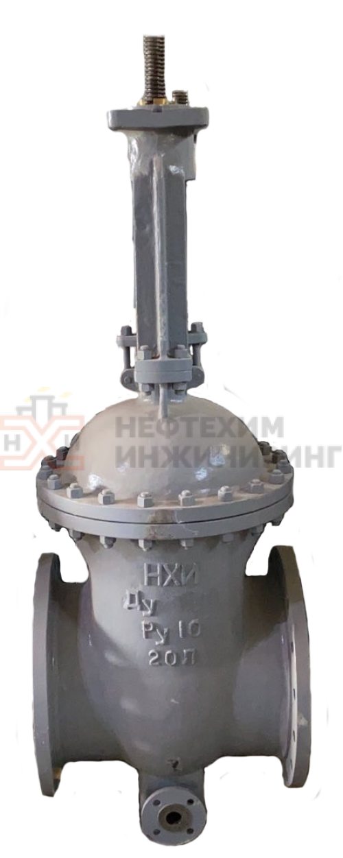 Задвижка  клиновая с гуммированным клином литая фланцевая под электропривод 31с942р DN 800 PN 1,0 МПа У1, корпус - ст. 20Л, уплотнение - EPDM, класс герметичности «А» по ГОСТ 9544-2015