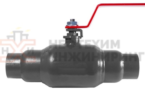 Кран шаровой цельносварной проходной полнопроходной под приварку ручной КШ-Ц.П.ПП.П.Р.НХИ.125.025.01.У DN 125 PN 2,5 МПа, корпус ст. 20, класс герметичности «А» по ГОСТ 9544-2015 (газ)