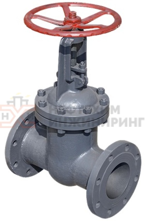 Задвижка клиновая литая с выдвижным шпинделем фланцевая ручная 30с15нж DN 200 PN 4,0 МПа У1, корпус ст. 20Л, класс герметичности «А» по ГОСТ 9544-2015