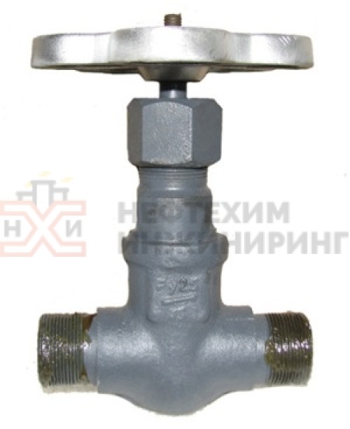 Клапан запорный сальниковый цапковый ручной 15с10п DN 15 PN 2,5 МПа У1, корпус ст. 25, класс герметичности «А» по ГОСТ 9544-2015