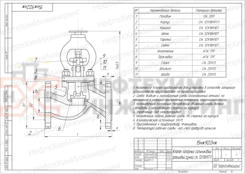 Клапан запорный сальниковый фланцевый под электропривод 15нж922нж DN 125 PN 4,0 МПа УХЛ1, корпус ст. 12Х18Н9ТЛ, класс герметичности «А» по ГОСТ 9544-2015
