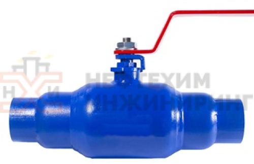 Кран шаровой цельносварной проходной неполнопроходной под приварку ручной КШ-Ц.П.НП.П.Р.НХИ.150/125.025.02.ХЛ1 DN 150/125 PN 2,5 МПа, корпус ст. 09Г2С, класс герметичности «А» по ГОСТ 9544-2015 (газ)