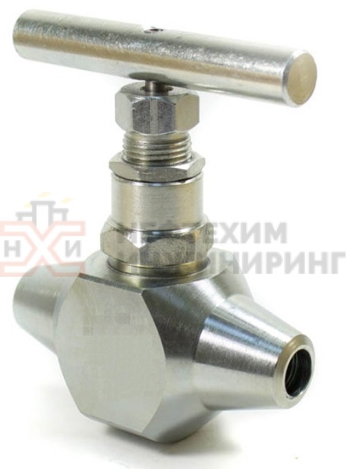 Клапан запорный сальниковый под приварку ручной 15с68нж DN 15 PN 25,0 МПа У1, корпус ст. 20, класс герметичности «А» по ГОСТ 9544-2015