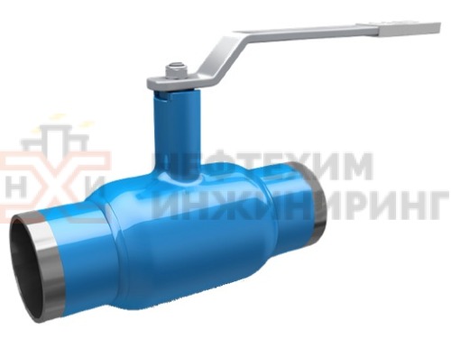 Кран шаровой цельносварной проходной неполнопроходной под приварку ручной КШ-Ц.П.НП.П.Р.НХИ.100/080.025.03.УХЛ1 DN 100/080 PN 2,5 МПа, корпус ст. 12Х18Н10Т класс герметичности «А» по ГОСТ 9544-2015