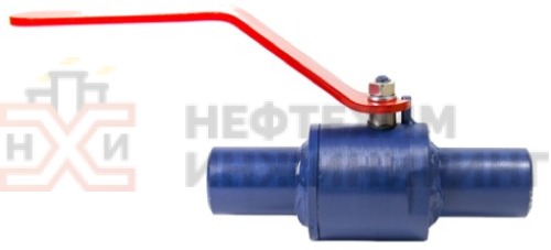 Кран шаровой разборный проходной полнопроходной под приварку ручной КШ-Р.П.ПП.П.Р.НХИ.010.025.02.ХЛ1 DN 10 PN 2,5 МПа, корпус ст. 09Г2С, класс герметичности «А» по ГОСТ 9544-2015