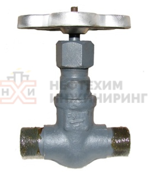 Клапан запорный сальниковый цапковый ручной 15лс9бк DN 15 PN 10,0 МПа ХЛ1, корпус ст. 09Г2С, класс герметичности «А» по ГОСТ 9544-2015