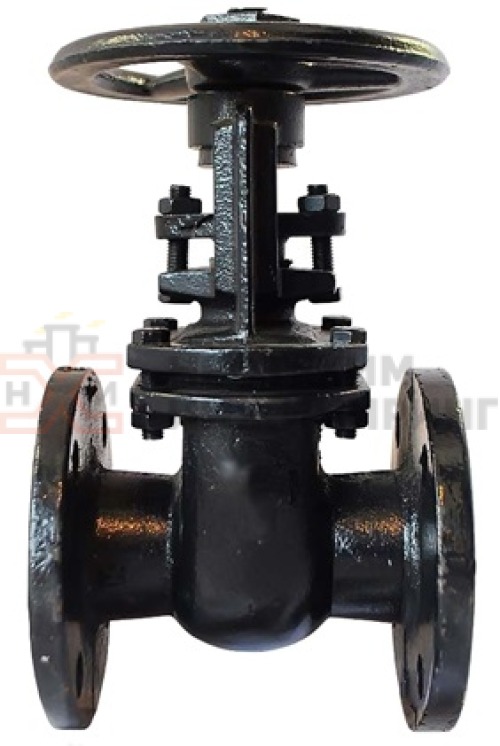 Задвижка параллельная литая с выдвижным шпинделем фланцевая ручная 30ч6бр DN 300 PN 1,0 МПа У3, корпус чугун, класс герметичности «D» по ГОСТ 9544-2015