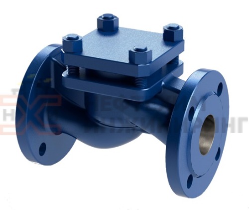 Клапан обратный подъемный фланцевый 16лс10нж DN 15 PN 1,6 МПа ХЛ1, корпус ст. 09Г2С